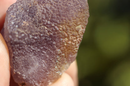 Purple Iridescent Fluorite