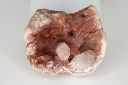 UV Reactive Calcite in Pink Amethyst Geode