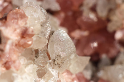 UV Reactive Calcite in Pink Amethyst Geode