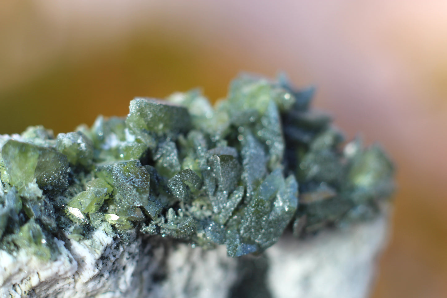 Green Sphene on Matrix