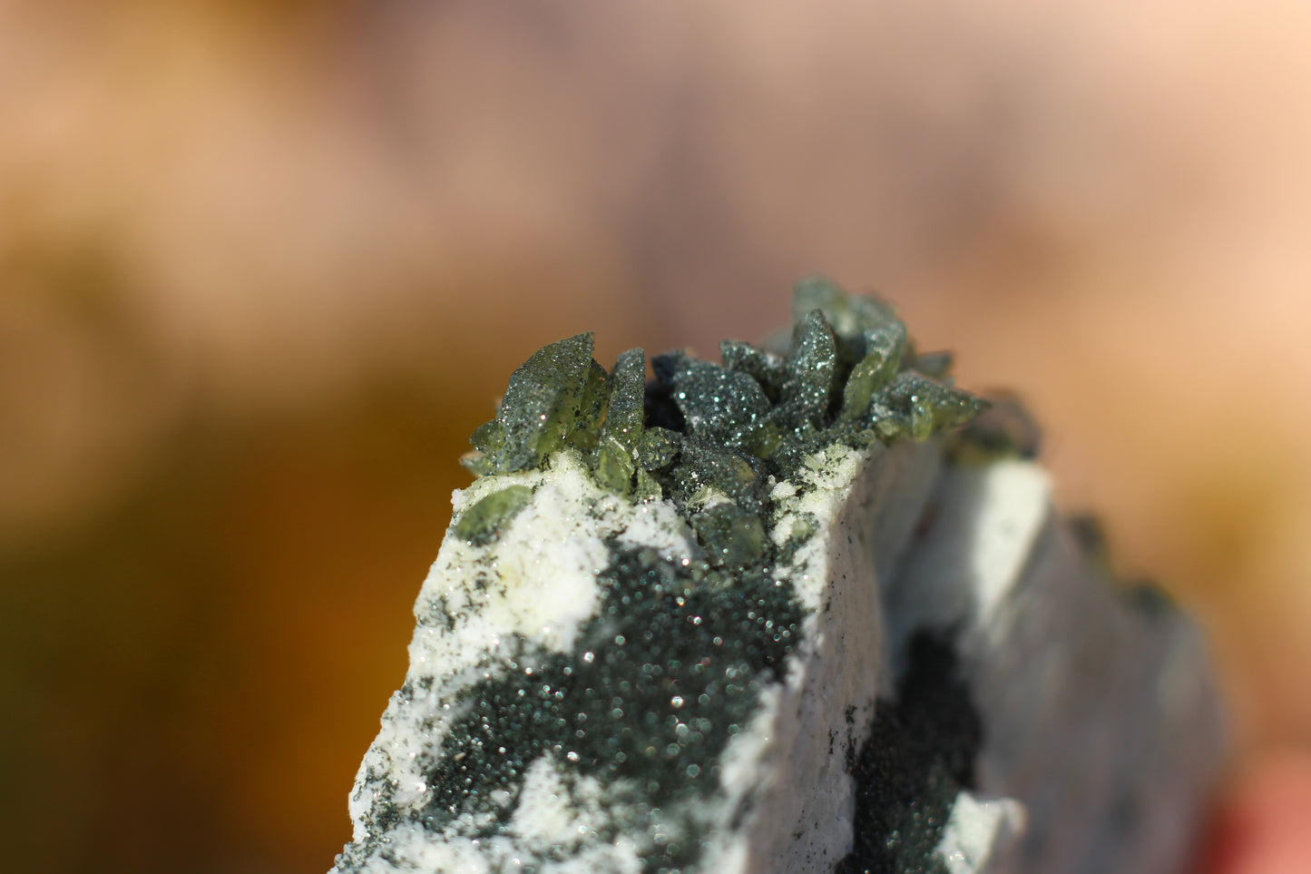 Green Sphene on Matrix