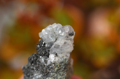 Green Sphene w/ Clear Calcite