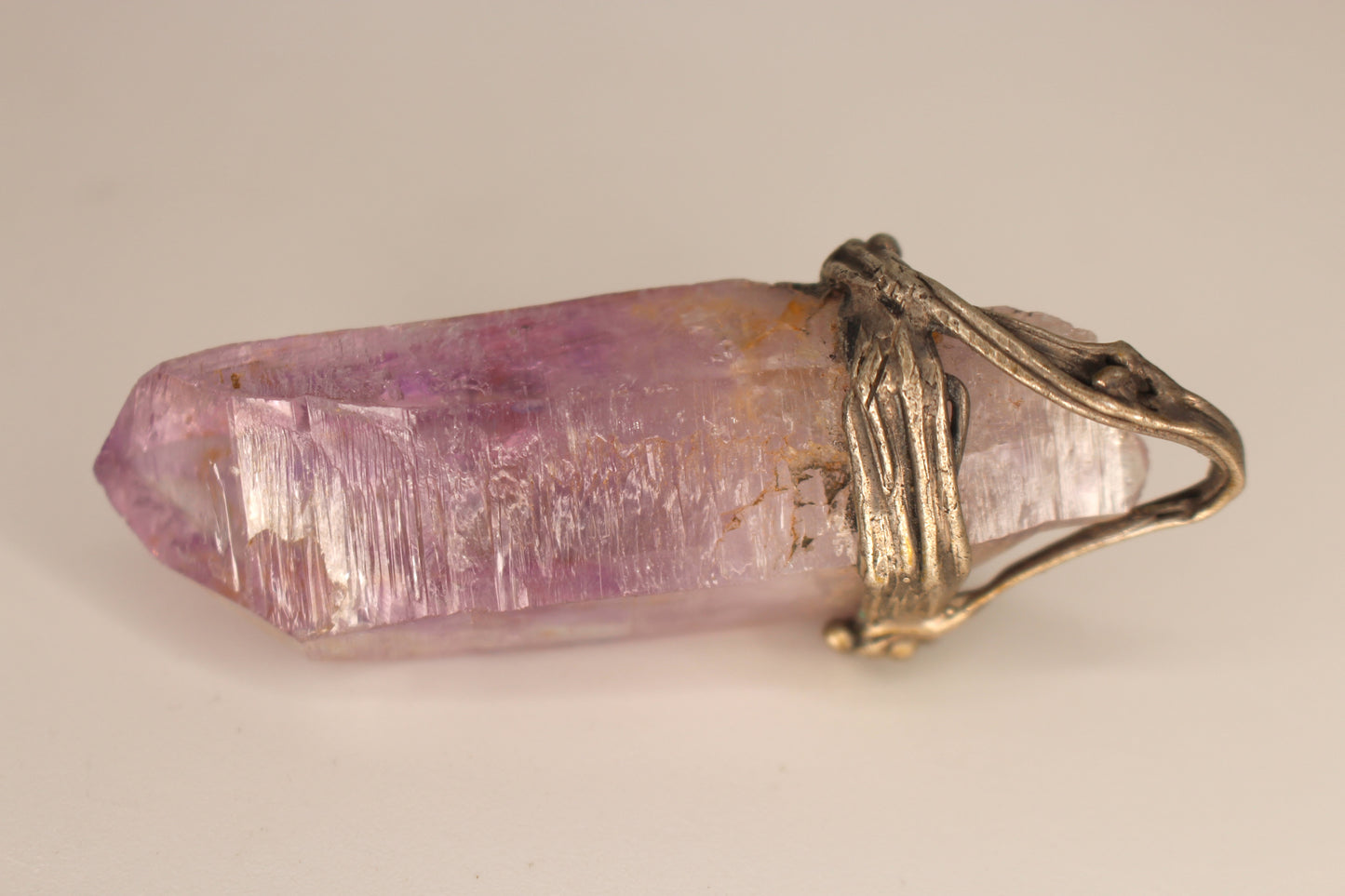 Vera Cruz Amethyst as a Pendant with Real Silver