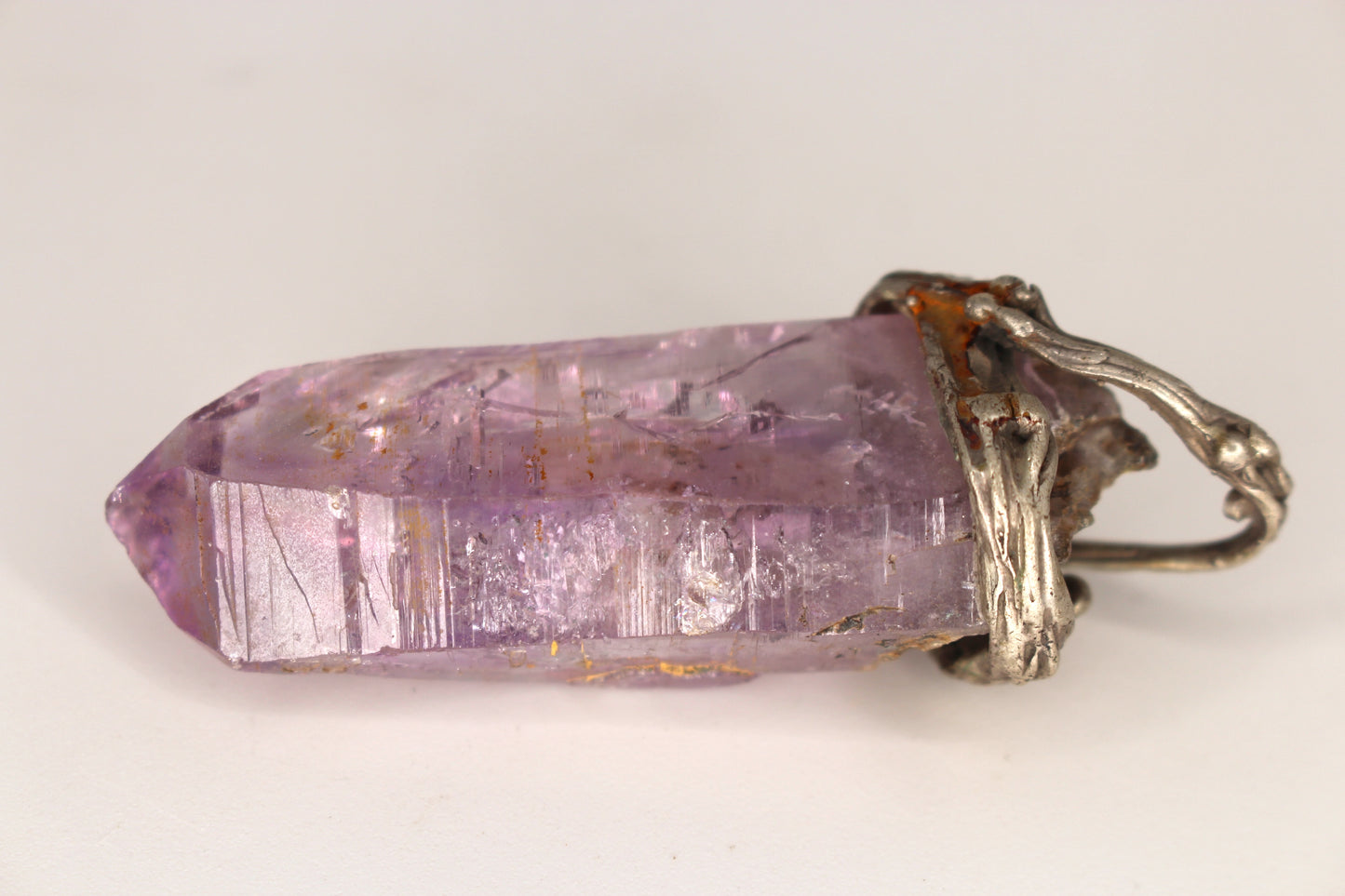 Vera Cruz Amethyst as a Pendant with Real Silver