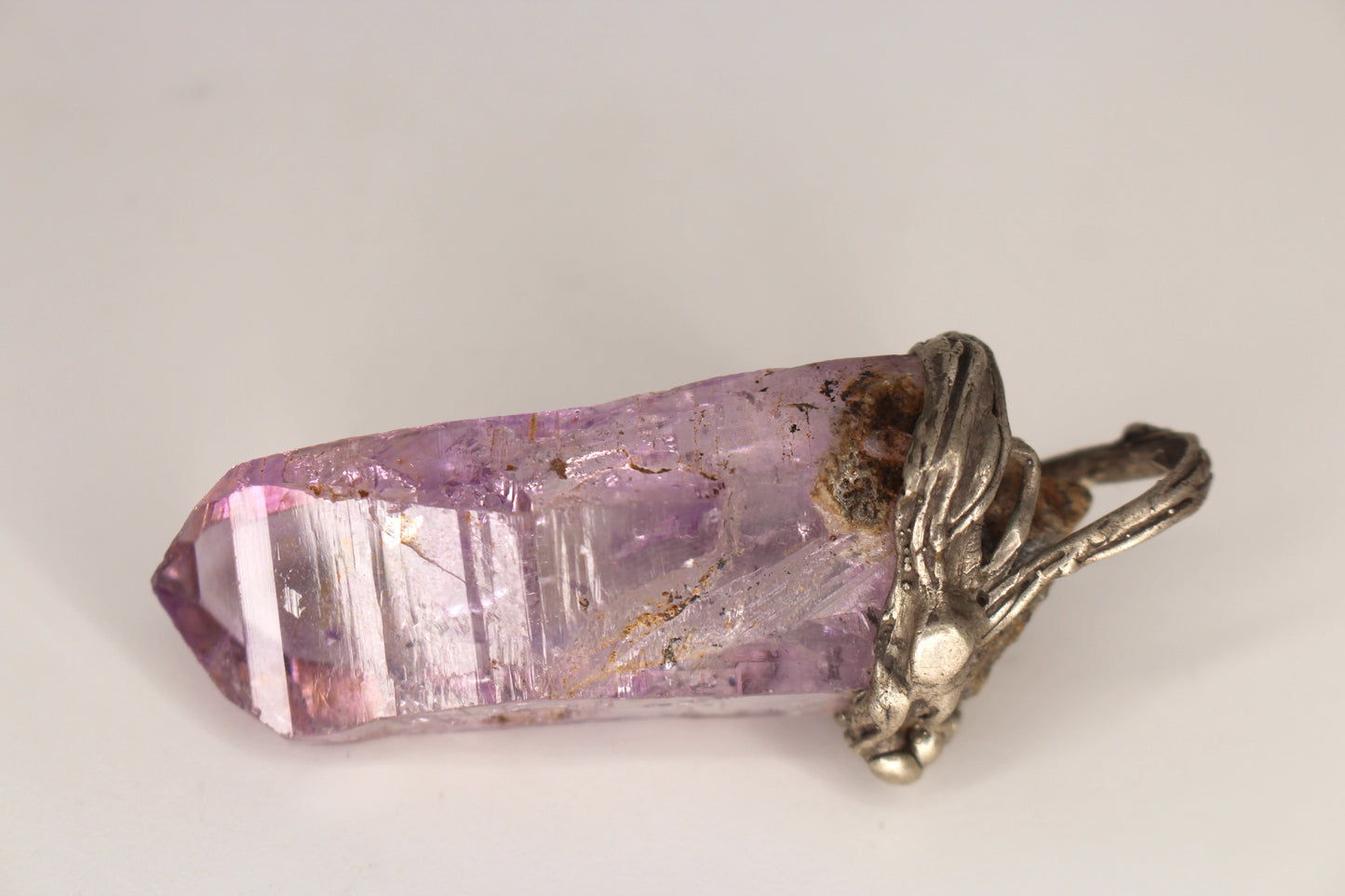 Vera Cruz Amethyst as a Pendant with Real Silver