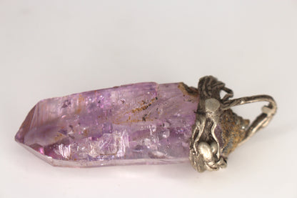 Vera Cruz Amethyst as a Pendant with Real Silver