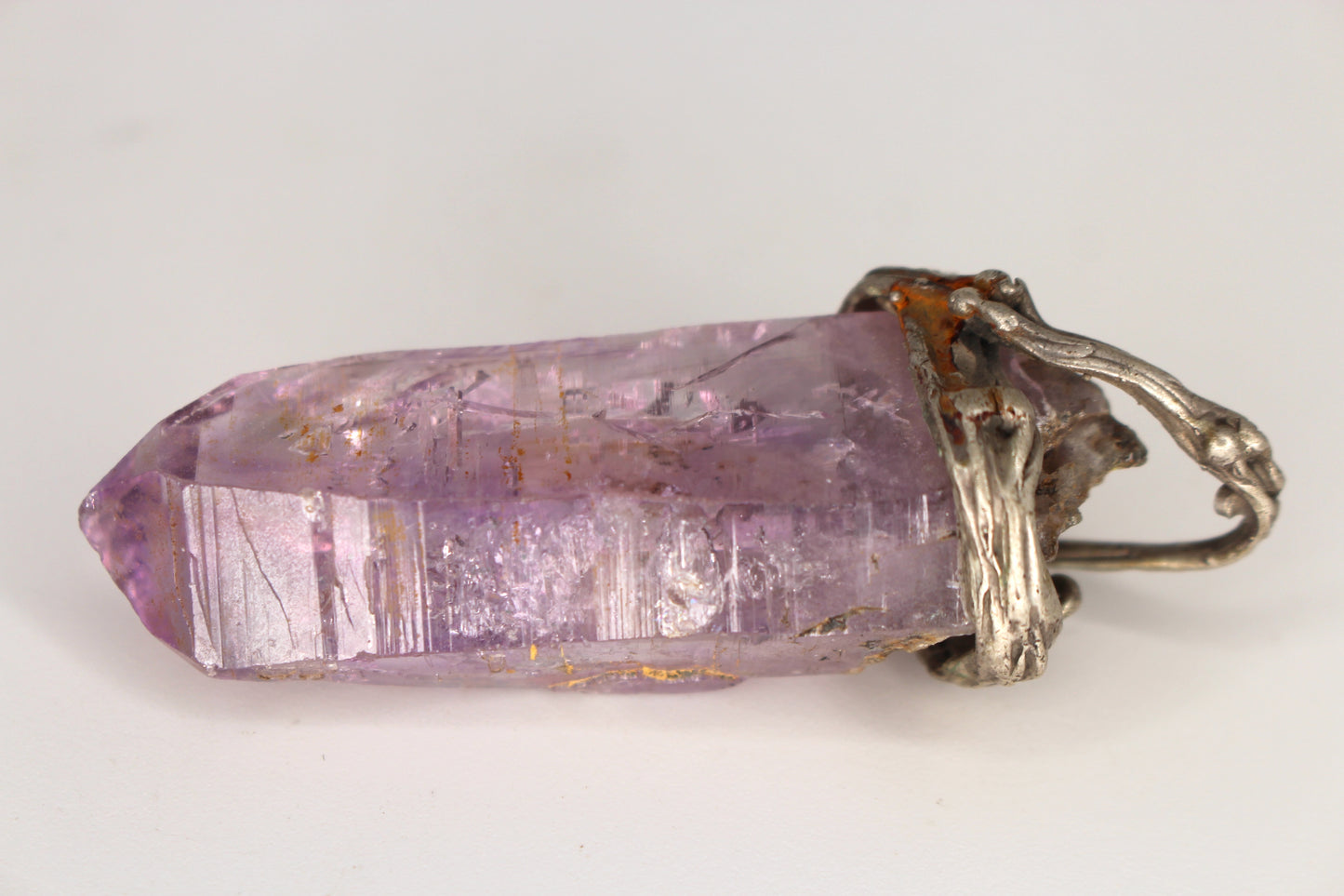 Vera Cruz Amethyst as a Pendant with Real Silver