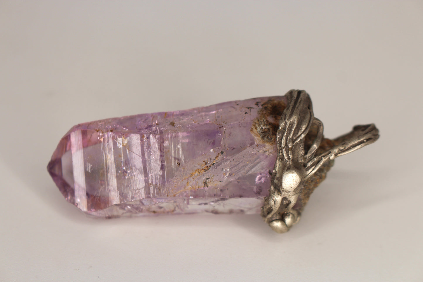 Vera Cruz Amethyst as a Pendant with Real Silver