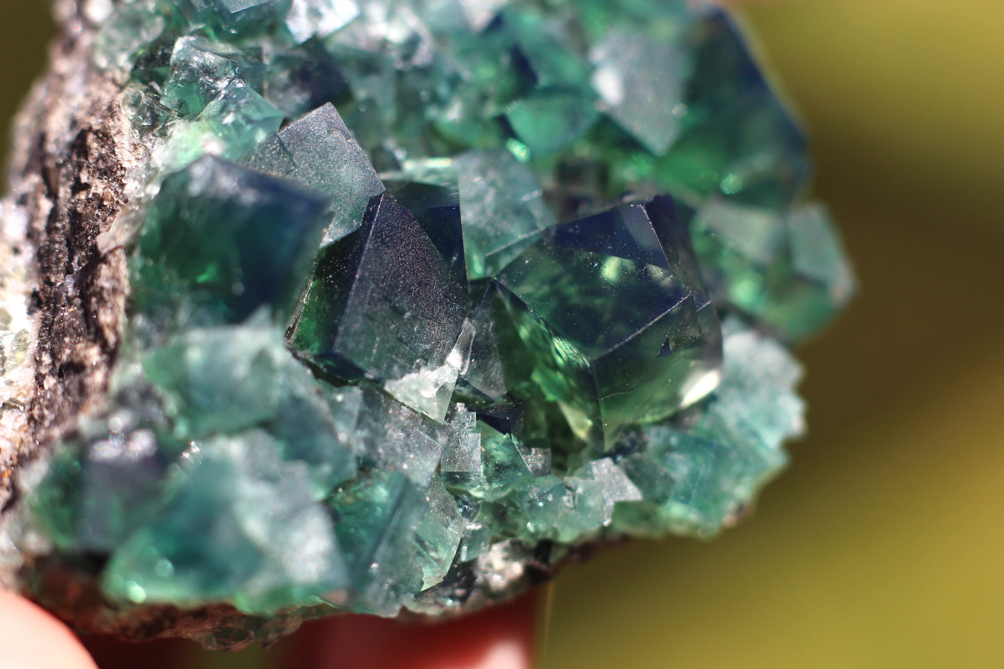 Diana Marie Green Fluorite, UV Reactive