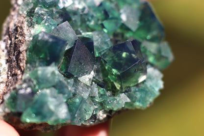 Diana Marie Green Fluorite, UV Reactive