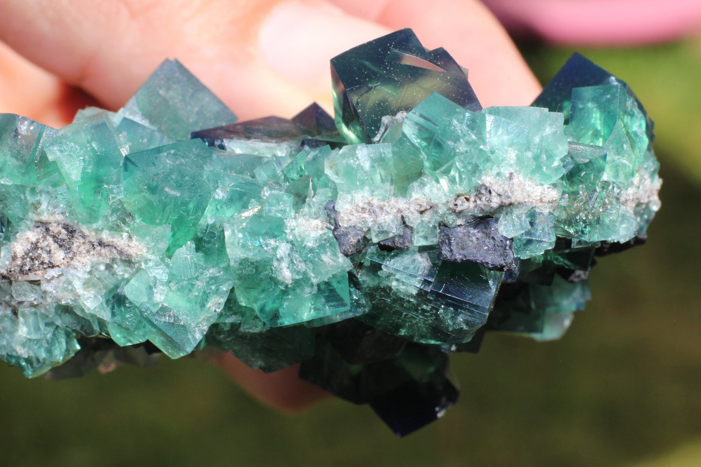 Diana Marie Green Fluorite, UV Reactive