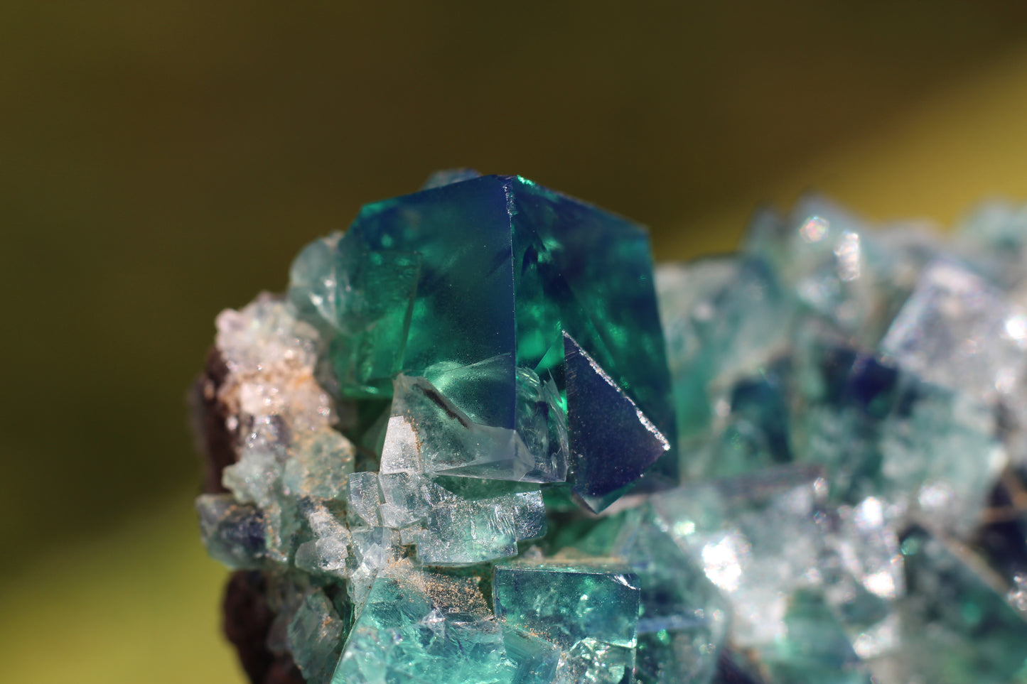 Diana Marie Green Fluorite, UV Reactive