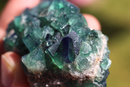 Diana Marie Green Fluorite, UV Reactive