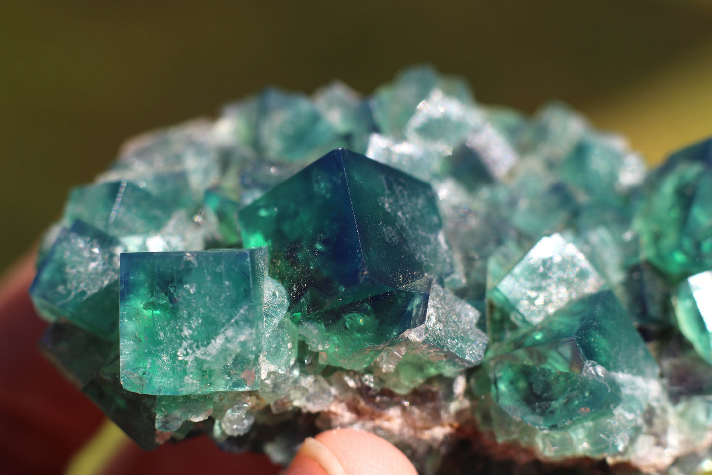 Diana Marie Green Fluorite, UV Reactive