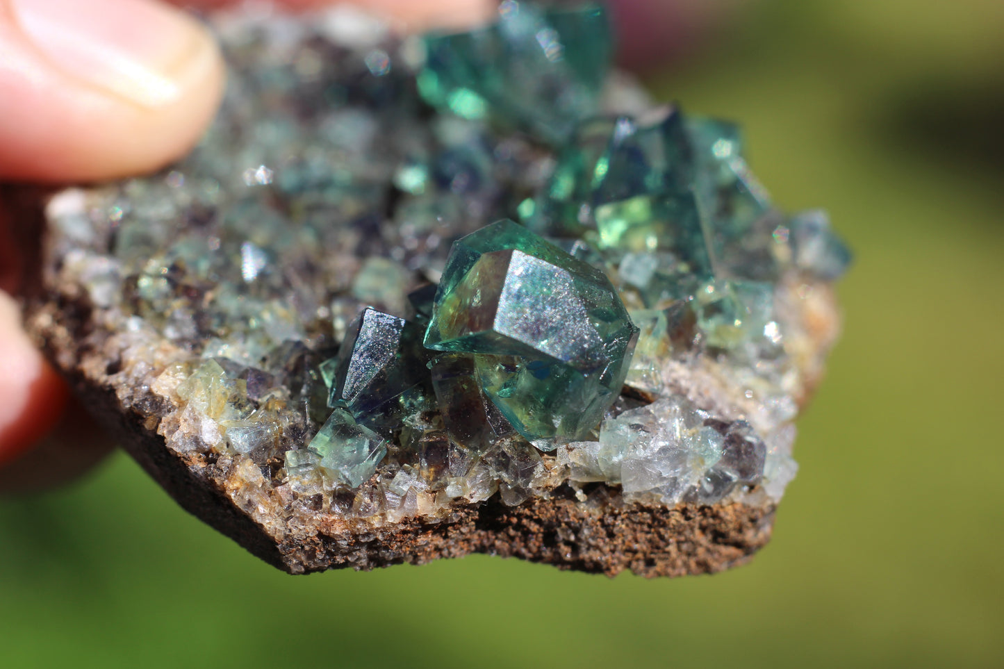 Diana Marie Green Fluorite, UV Reactive