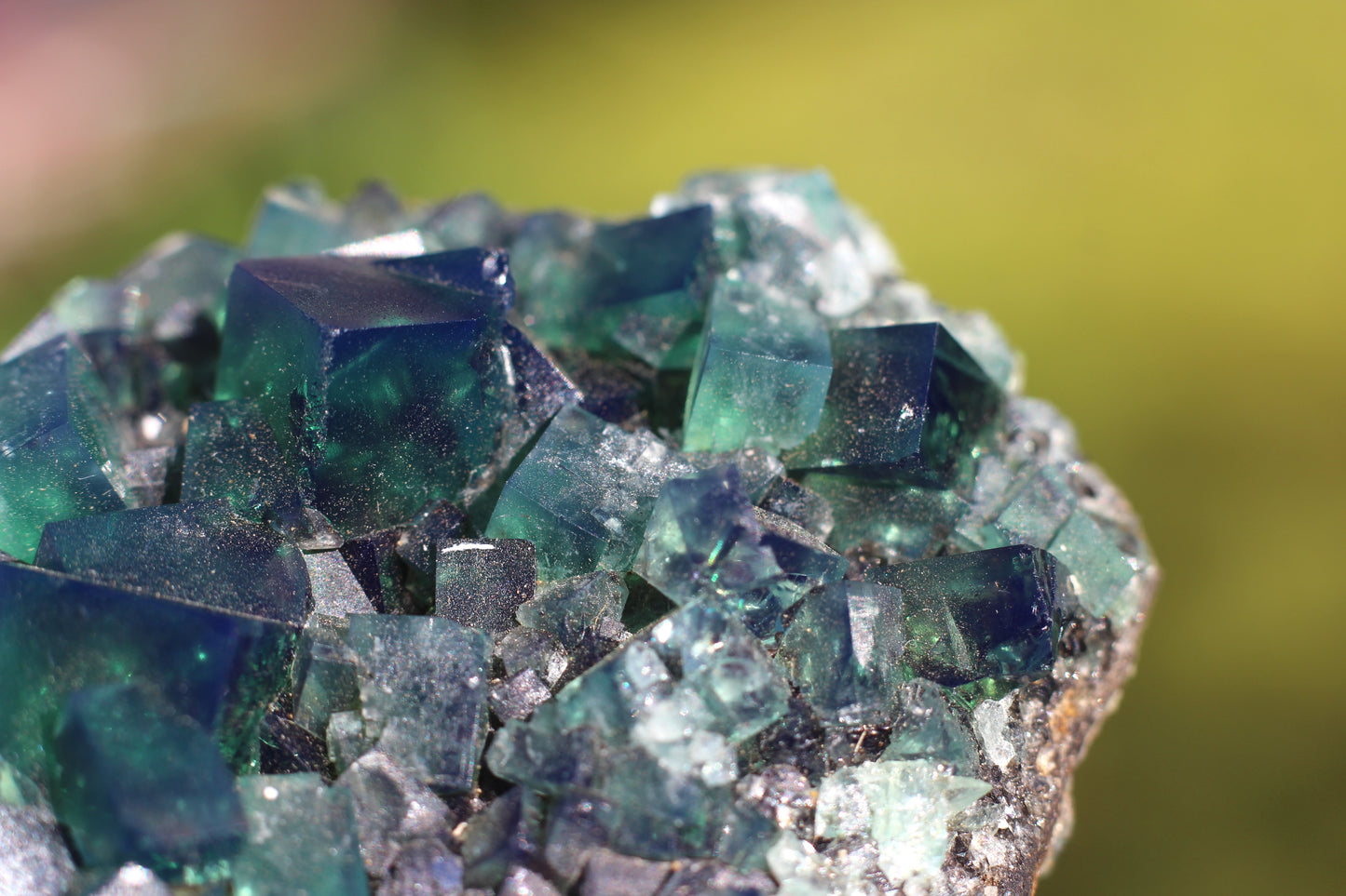 Diana Marie Green Fluorite, UV Reactive