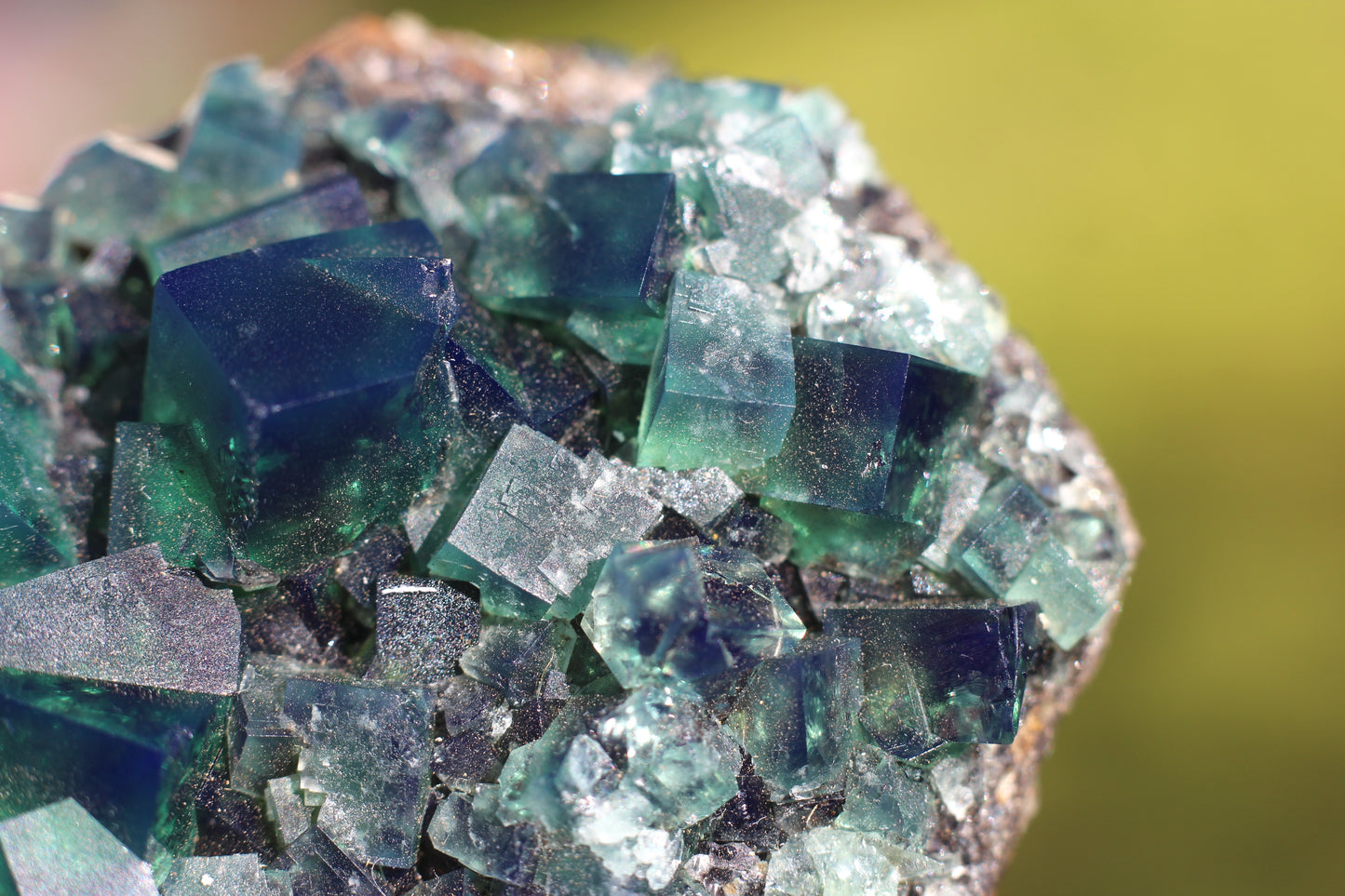 Diana Marie Green Fluorite, UV Reactive