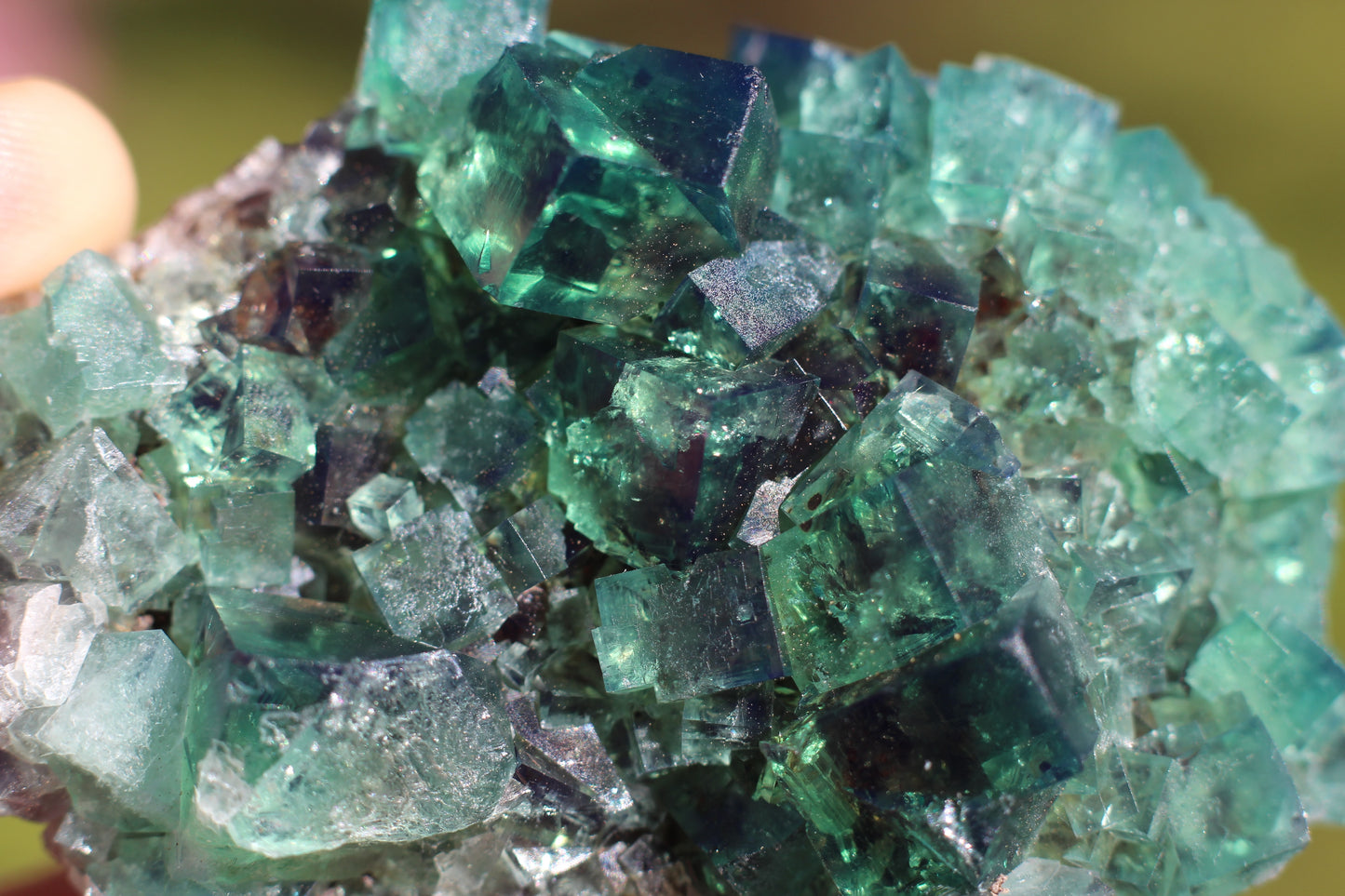 Diana Marie Green Fluorite, UV Reactive