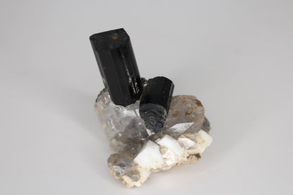 Black Tourmaline w/ Quartz, Mica & Feldspar