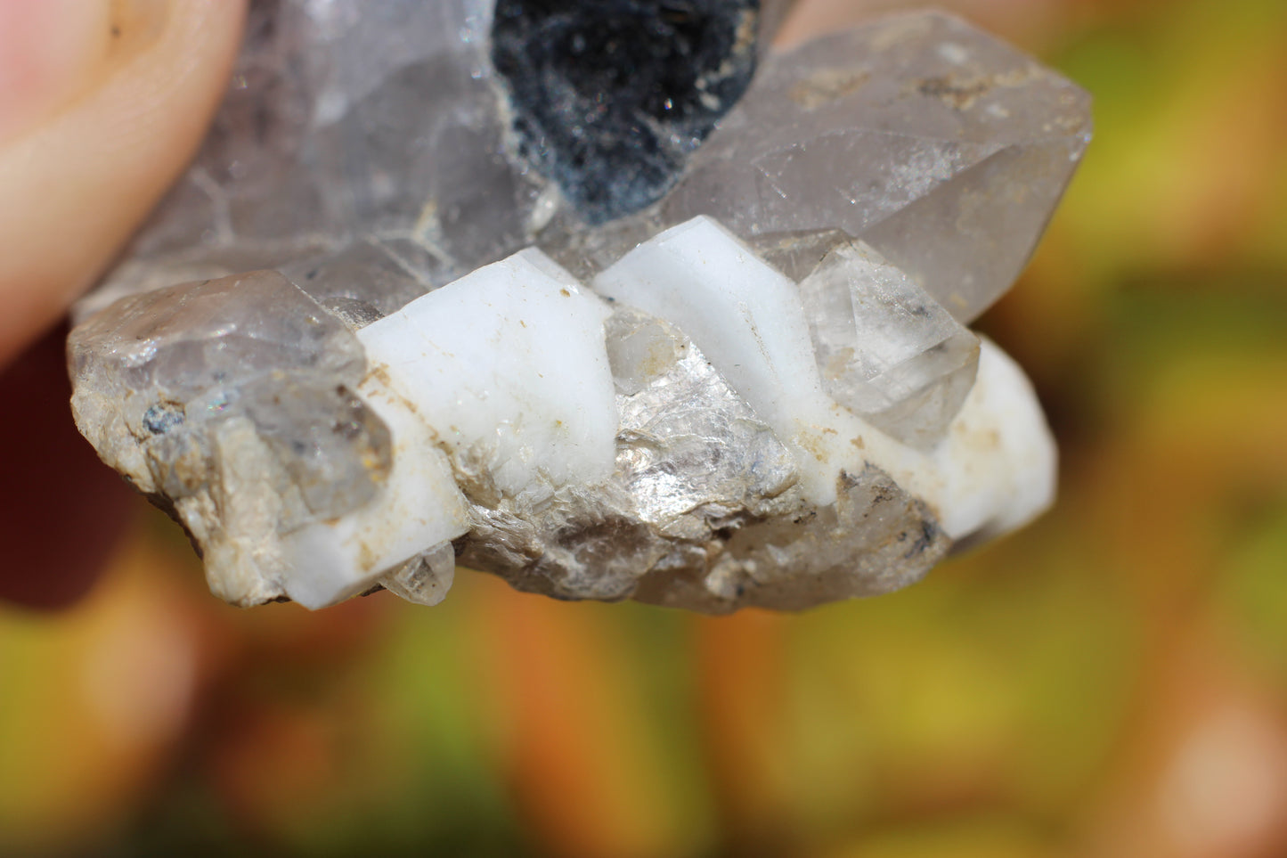 Black Tourmaline w/ Quartz, Mica & Feldspar