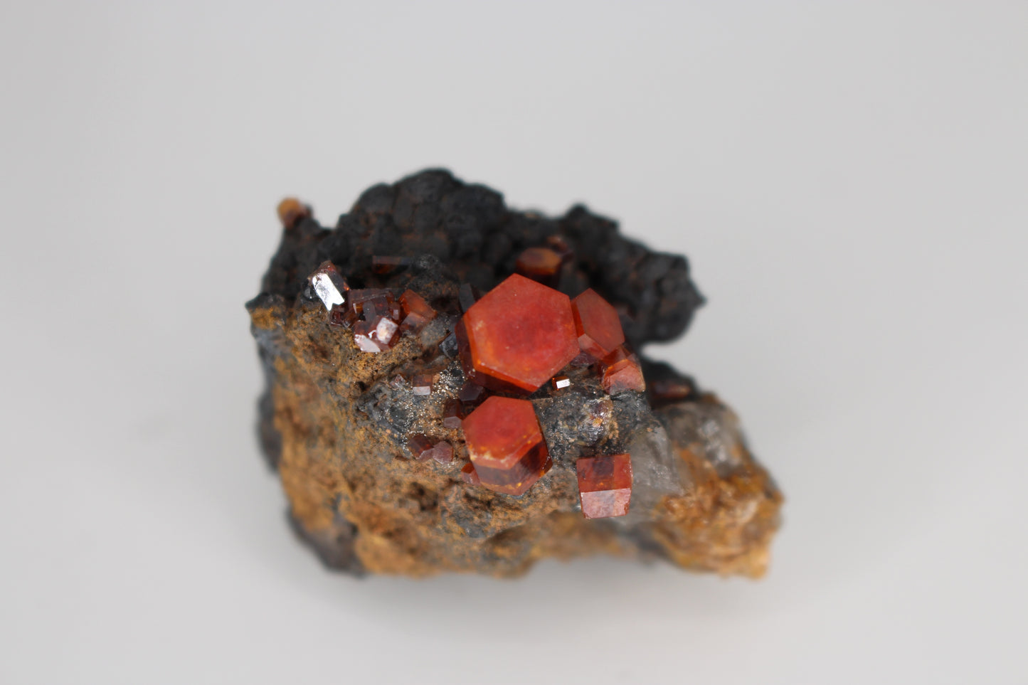 Vanadinite w/ Hollandite