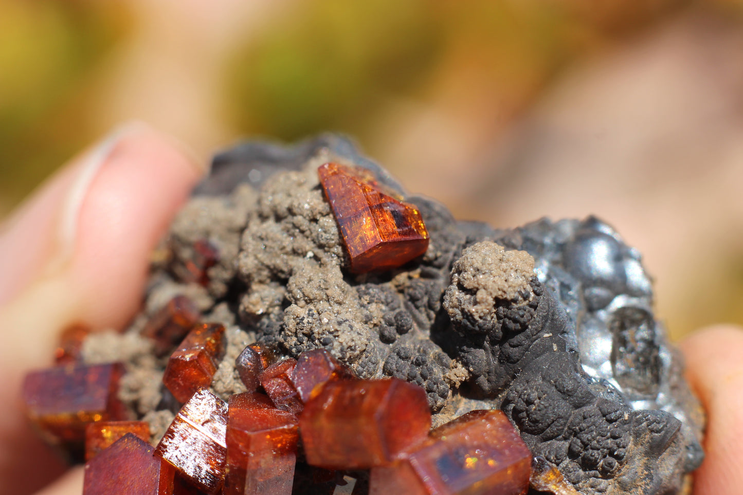 Vanadinite w/ Hollandite