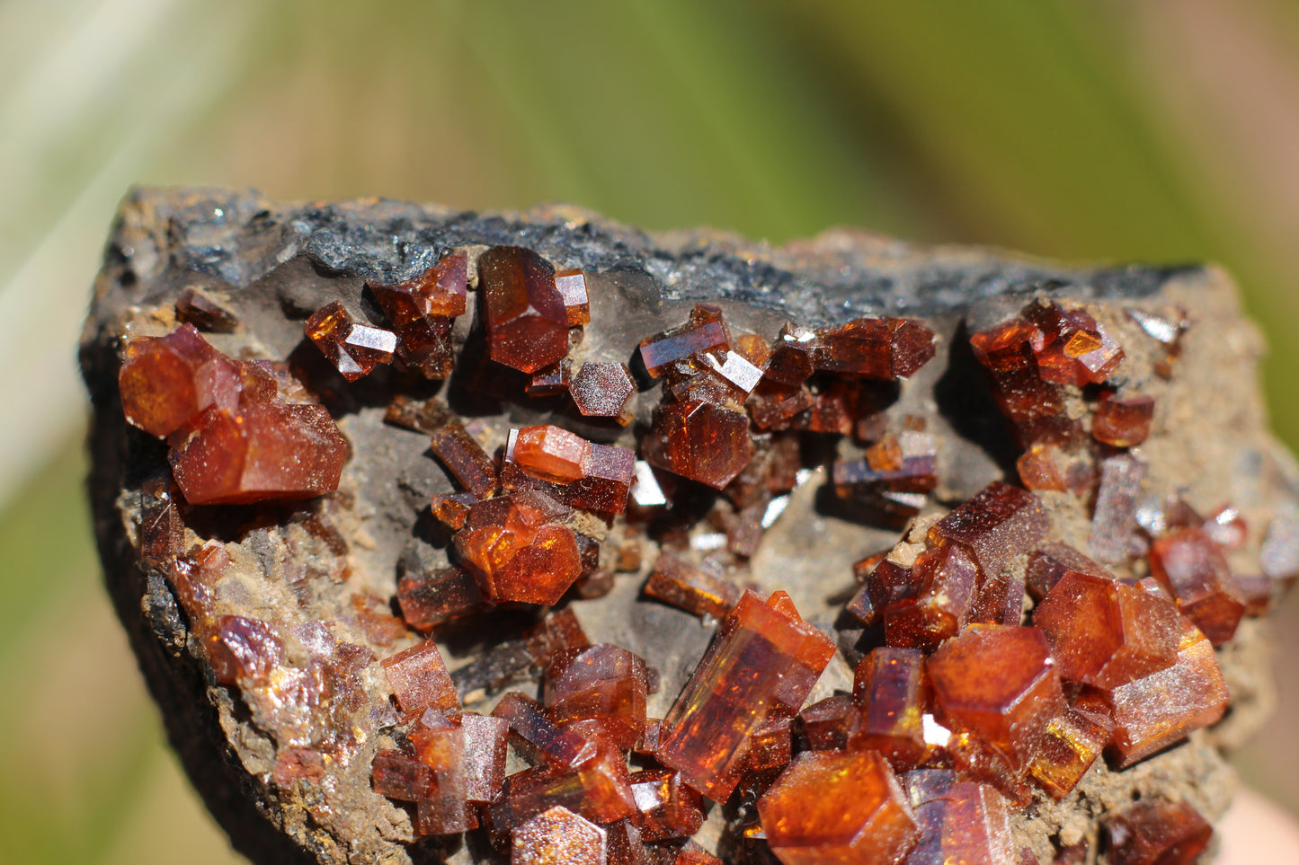 Vanadinite w/ Manganese Oxide