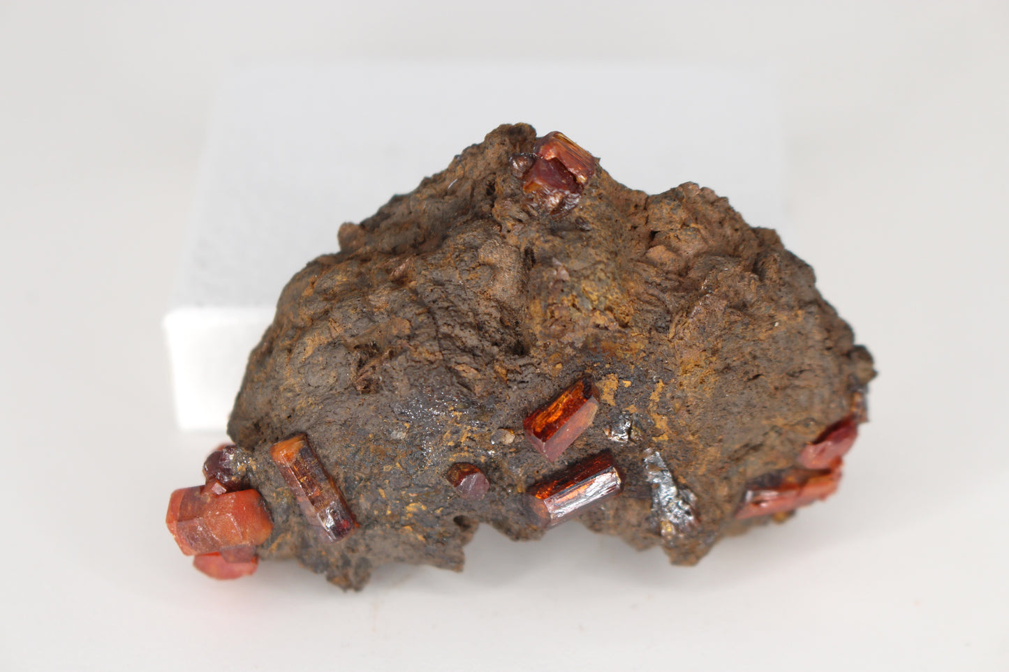 Vanadinite w/ Manganese Oxide