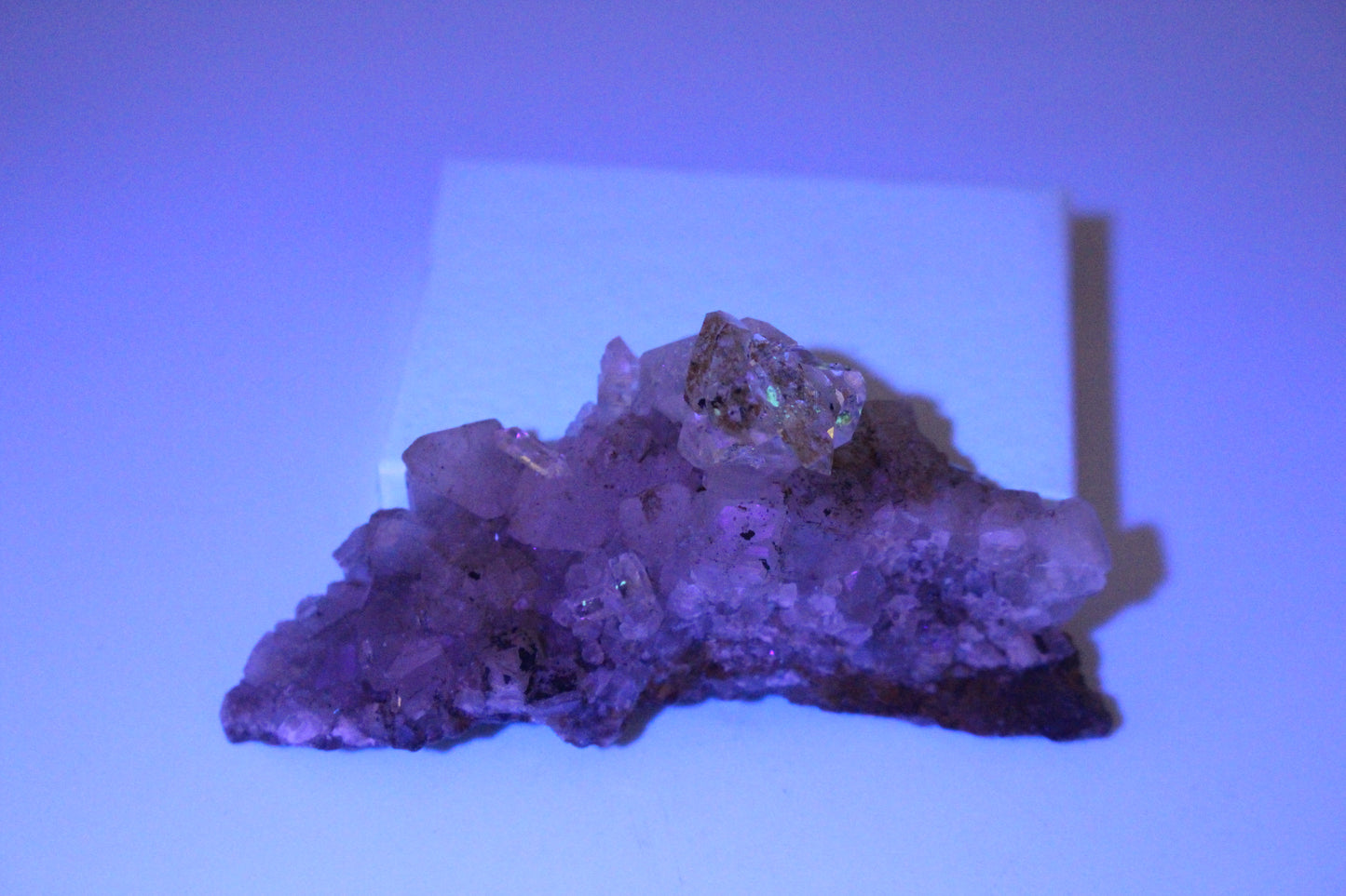 Quartz w/ Oil Inclusions, UV Reactive