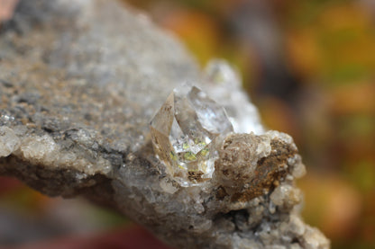 Quartz w/ Oil Inclusions, UV Reactive