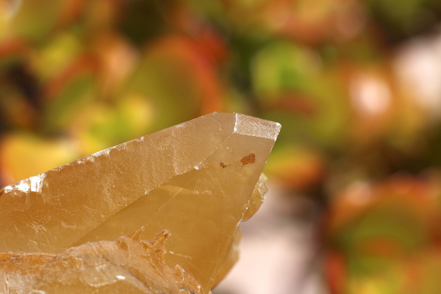 Golden Calcite, Double Terminated