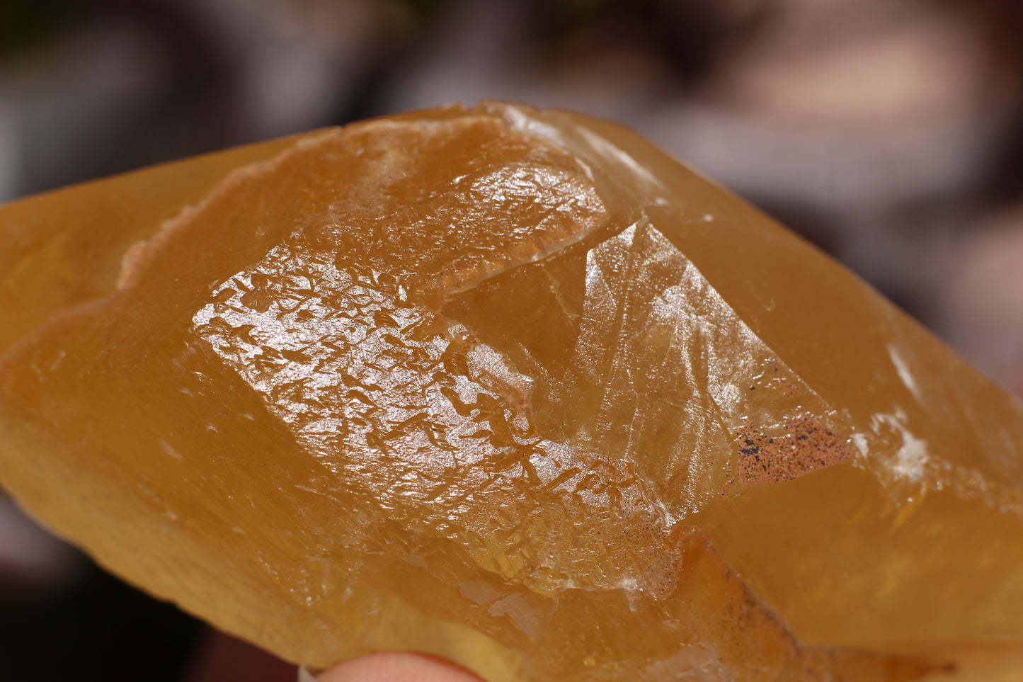 Golden Calcite, Double Terminated