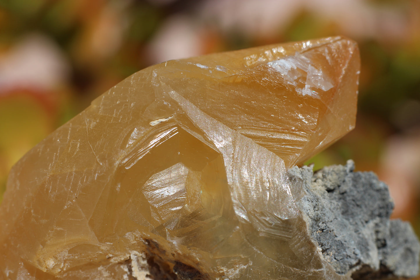 Golden Calcite, Double Terminated