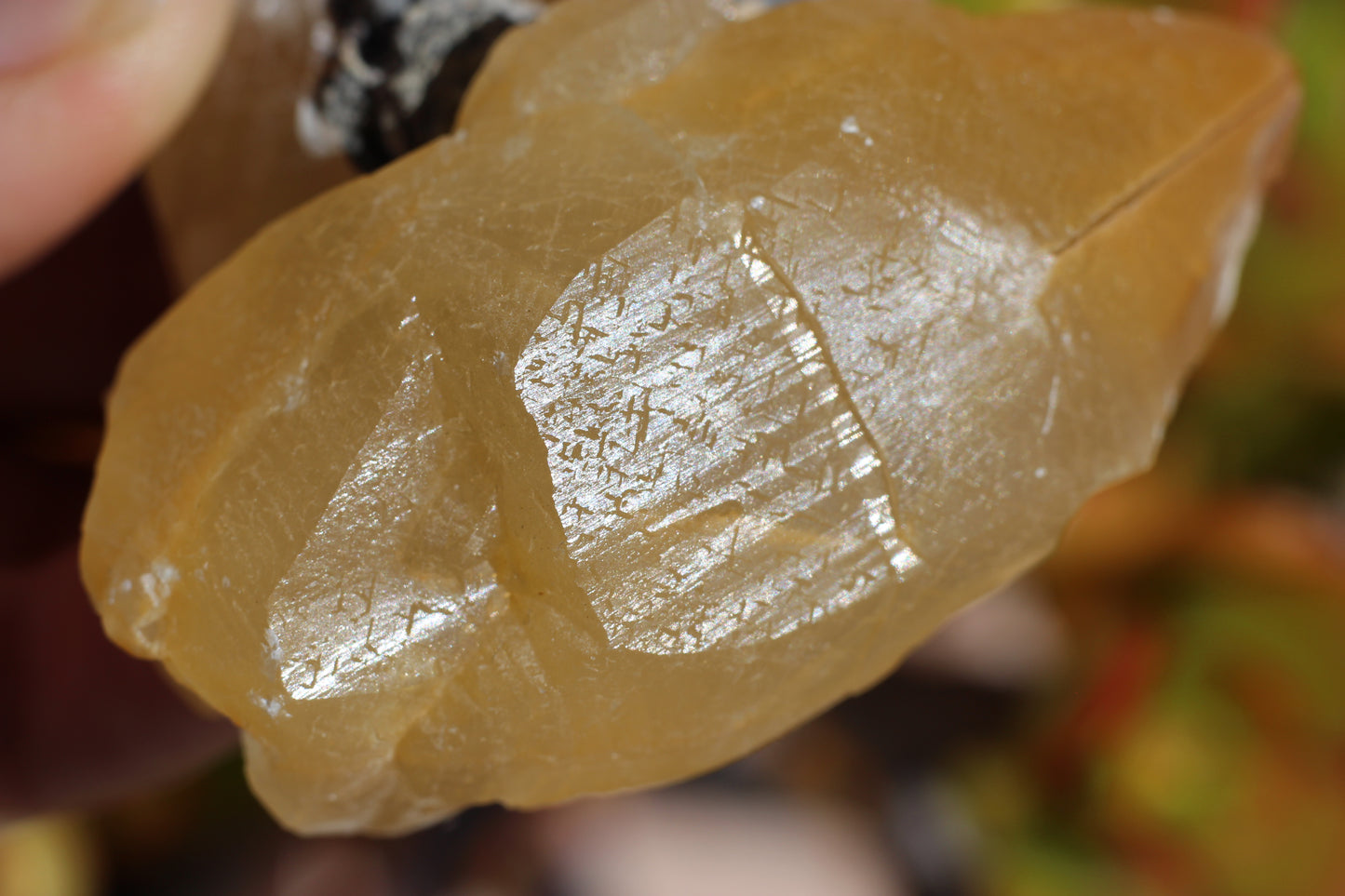 Golden Calcite, Double Terminated