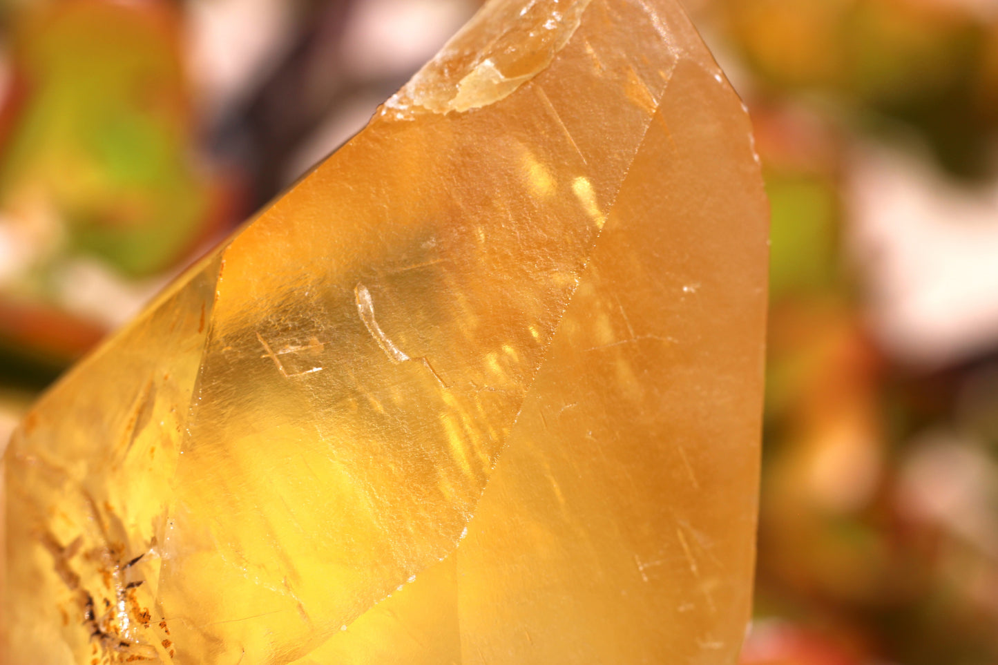 Golden Calcite, Double Terminated