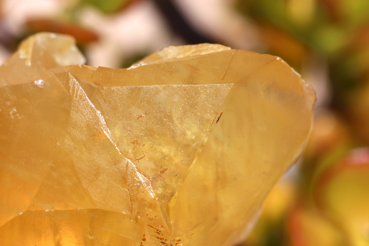 Golden Calcite, Double Terminated