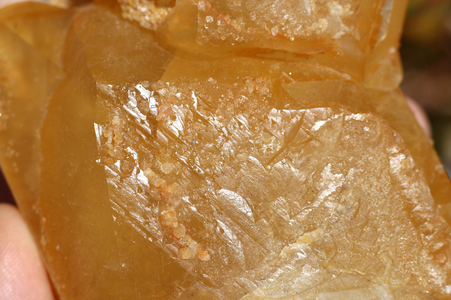 Golden Calcite, Double Terminated