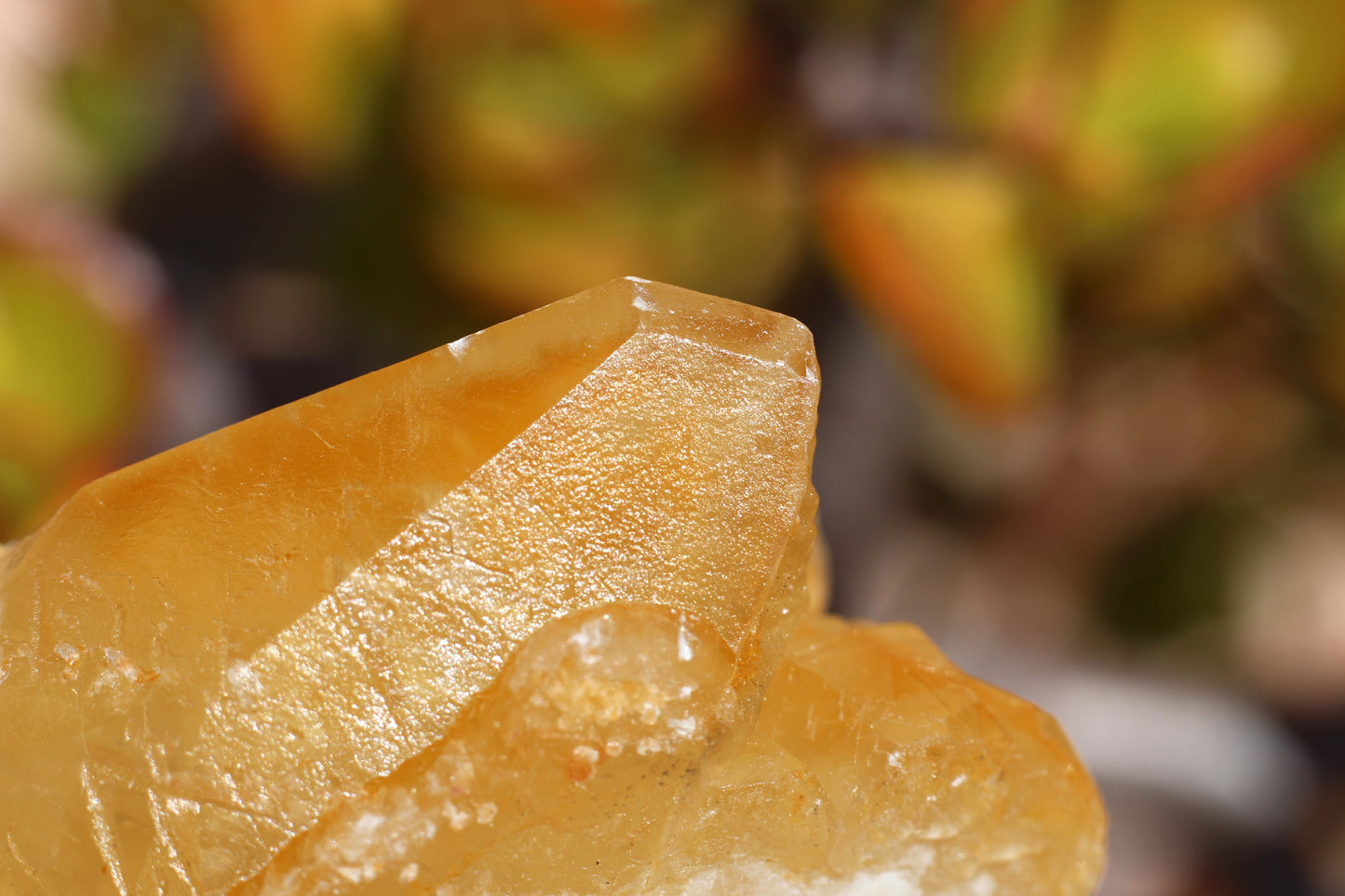 Golden Calcite, Double Terminated