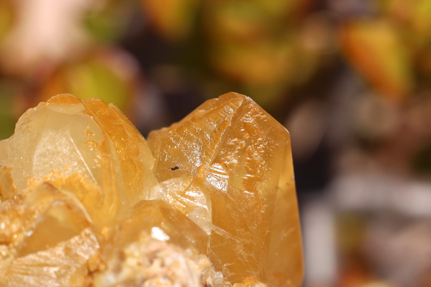 Golden Calcite, Double Terminated