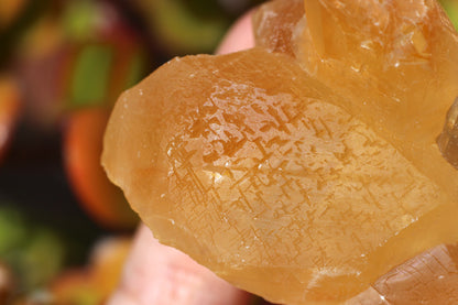 Golden Calcite, Double Terminated