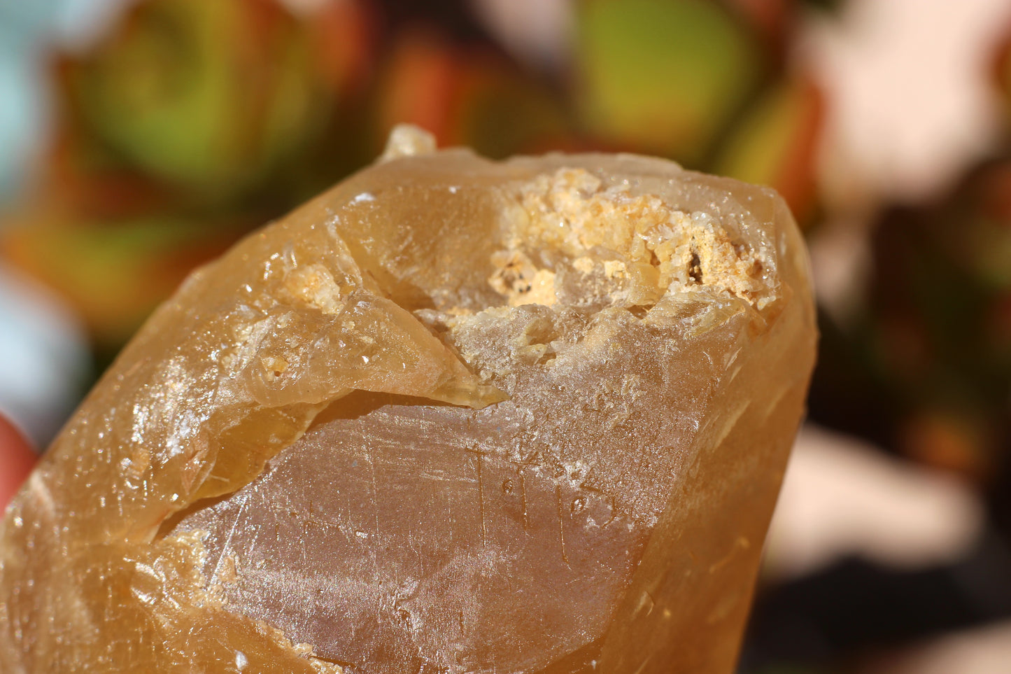 Golden Calcite, Double Terminated