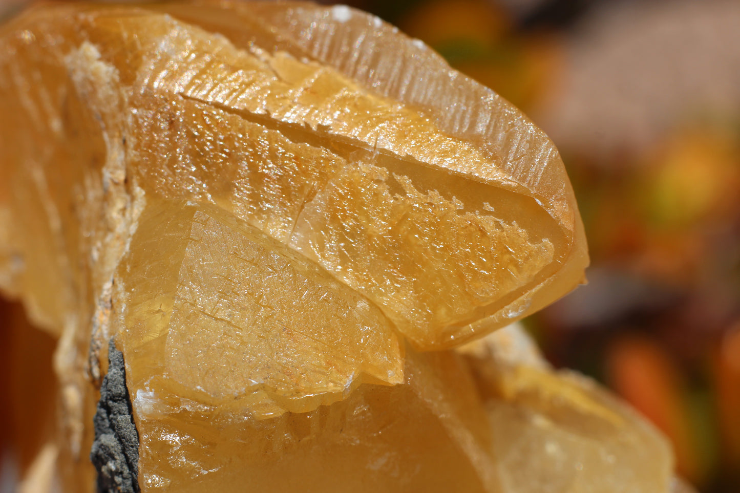 Golden Calcite, Double Terminated