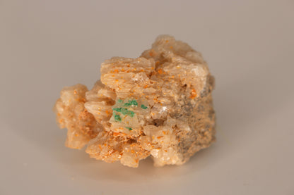 Snowflake Cerussite w/ Wulfenite