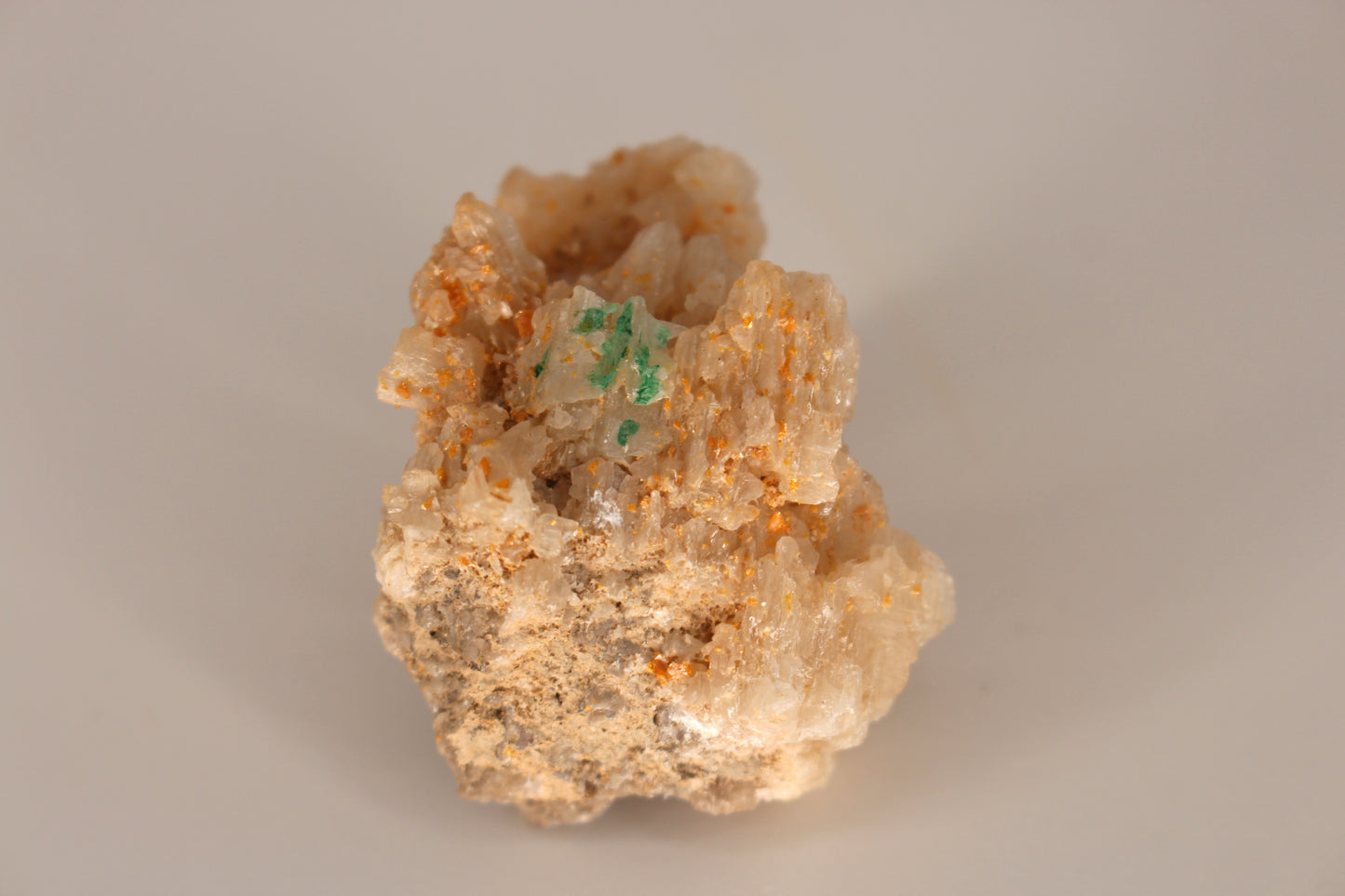 Snowflake Cerussite w/ Wulfenite