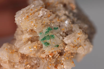 Snowflake Cerussite w/ Wulfenite