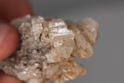 Snowflake Cerussite w/ Wulfenite