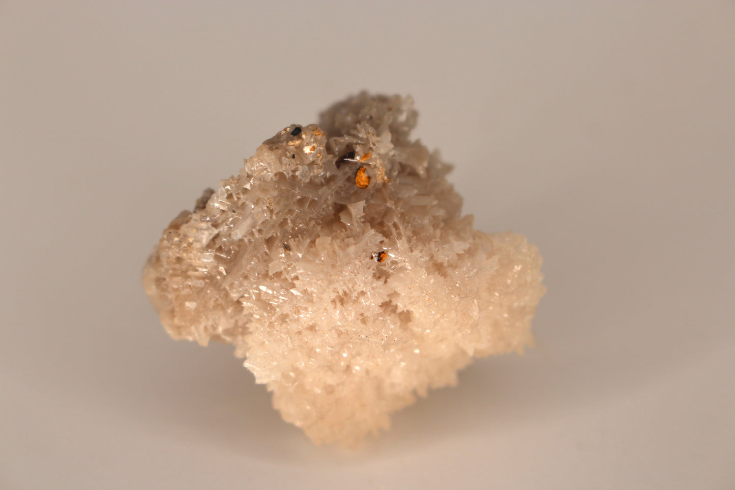 Snowflake Cerussite w/ Wulfenite