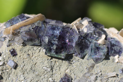 YGX Fluorite w/ Siderite