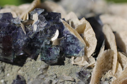 YGX Fluorite w/ Siderite