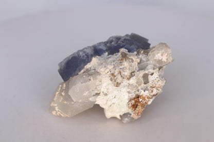 YGX Fluorite on Quartz